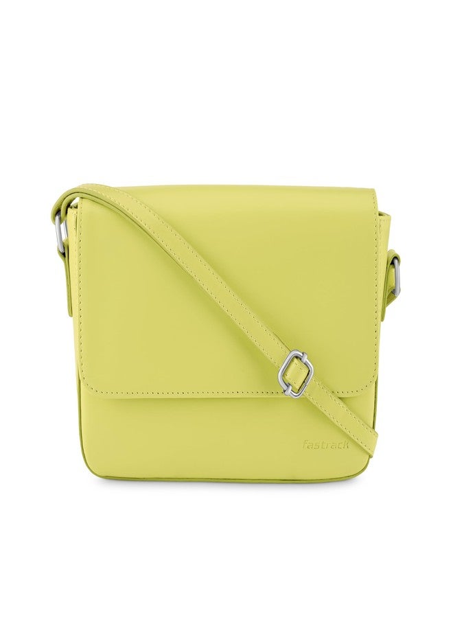 Fastrack Casual Sling Bag for Women | Slings for Casual Carry | Ladies Purse Handbag Celery Green - Image 1